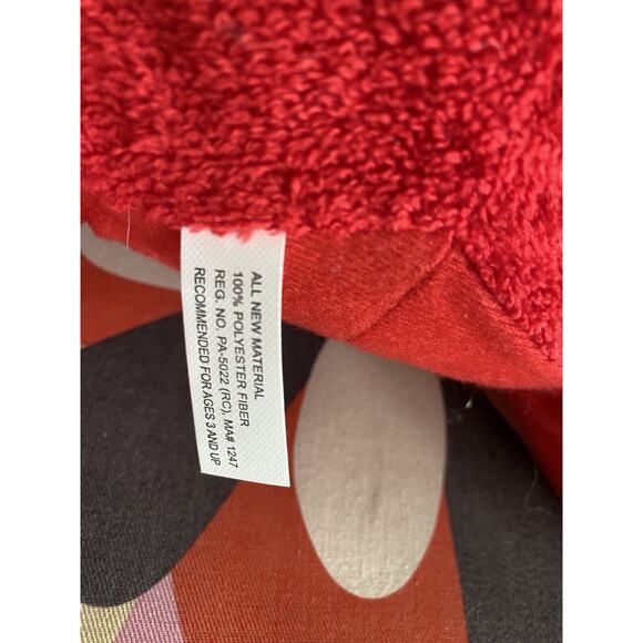 Goffa International Red Bull Dog Stuffed Animal Plush Big Head Toy - Picture 4 of 4